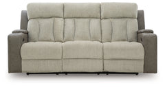 WhipLash Sisal Power Reclining Sofa and Loveseat - Ornate Home