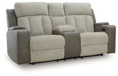 WhipLash Sisal Power Reclining Sofa and Loveseat - Ornate Home