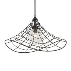Whirlwind Bronze 1 Light Indoor-Outdoor Pendant - Ornate Home