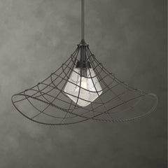 Whirlwind Bronze 1 Light Indoor-Outdoor Pendant - Ornate Home