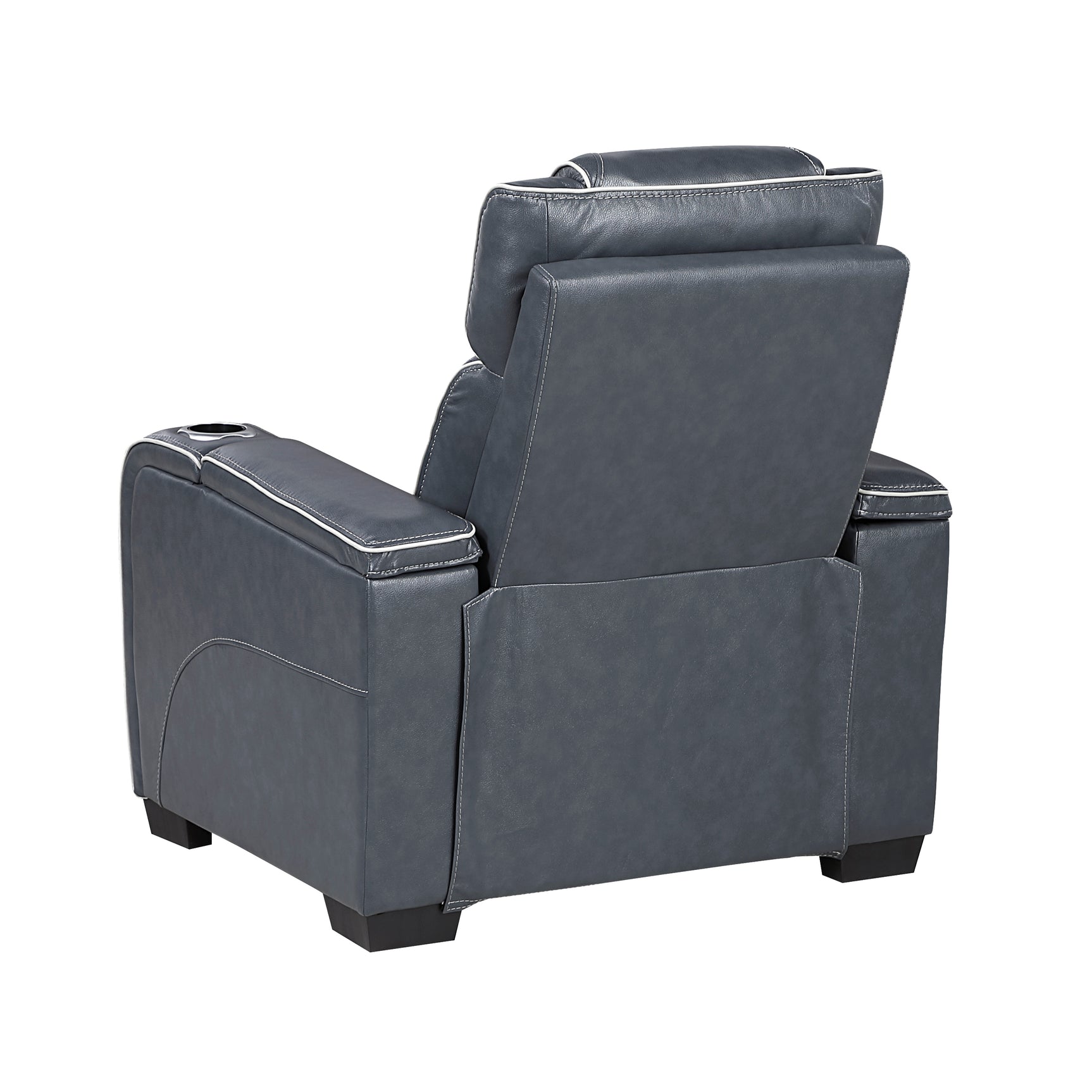 Whiselle Blue Power Reclining Chair - Ornate Home