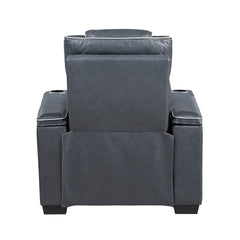 Whiselle Blue Power Reclining Chair - Ornate Home