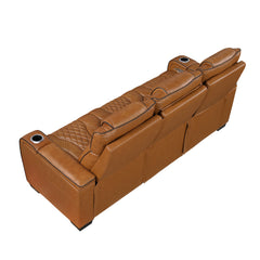 Whiselle Brown Power Double Reclining Sofa - Ornate Home