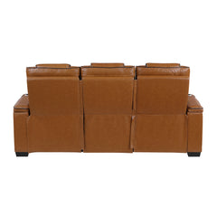 Whiselle Brown Power Double Reclining Sofa - Ornate Home