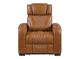 Whiselle Brown Power Reclining Chair - Ornate Home