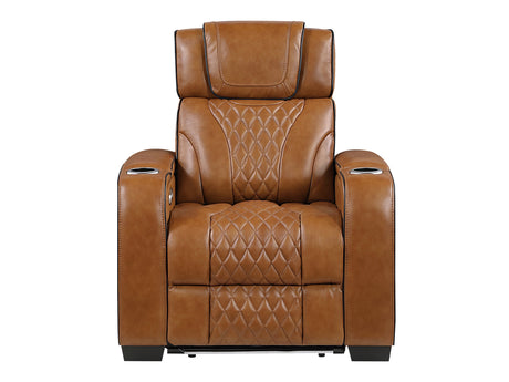 Whiselle Brown Power Reclining Chair - Ornate Home
