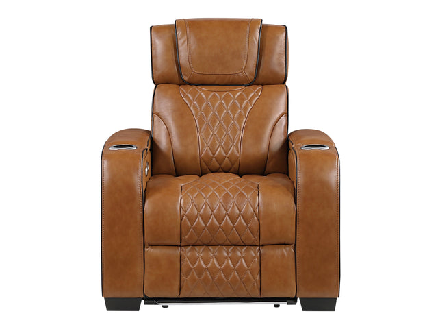 Whiselle Brown Power Reclining Chair - Ornate Home