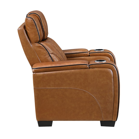 Whiselle Brown Power Reclining Chair - Ornate Home