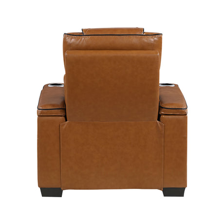 Whiselle Brown Power Reclining Chair - Ornate Home