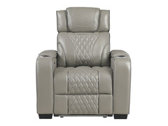 Whiselle Gray Power Reclining Chair - Ornate Home