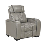 Whiselle Gray Power Reclining Chair - Ornate Home