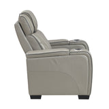 Whiselle Gray Power Reclining Chair - Ornate Home