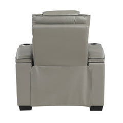 Whiselle Gray Power Reclining Chair - Ornate Home