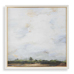 Whispering Cloudscapes Multicolor Landscape Print - Ornate Home