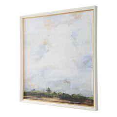 Whispering Cloudscapes Multicolor Landscape Print - Ornate Home