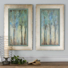 Whispering Wind Multicolor Framed Art (Set of 2) - Ornate Home