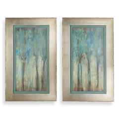 Whispering Wind Multicolor Framed Art (Set of 2) - Ornate Home
