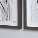Whispful Thinking Brown/White Wall Art - Ornate Home