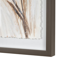 Whispful Thinking Brown/White Wall Art - Ornate Home