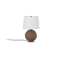 Whit Brown Table Lamp - Ornate Home