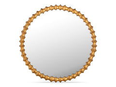 Whitby Aged Brass Mirror - Ornate Home