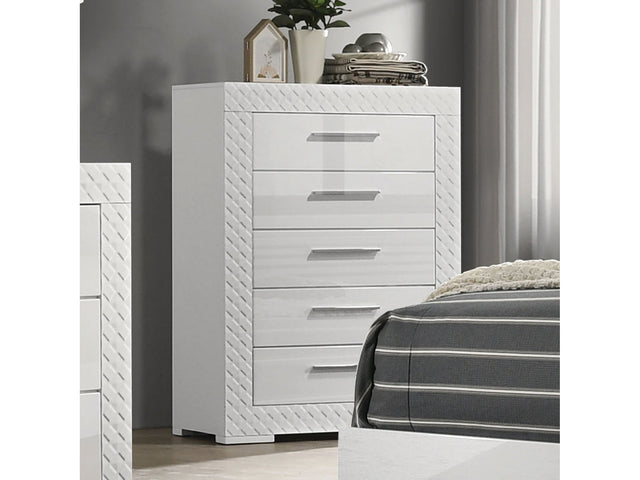 Whitby White Chest - Ornate Home