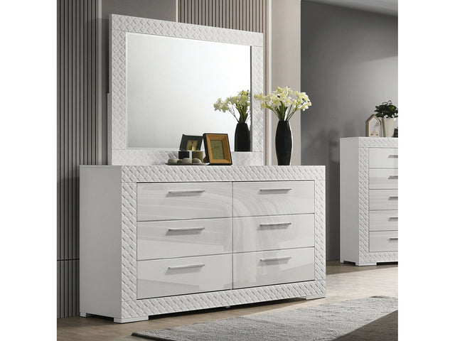 Whitby White Dresser - Ornate Home