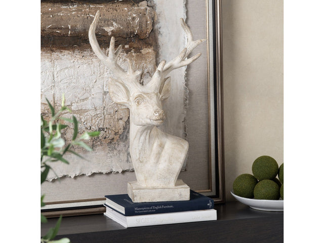 Whitby White Hart Sculpture - Ornate Home