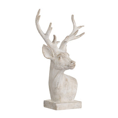 Whitby White Hart Sculpture - Ornate Home