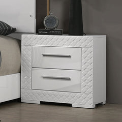 Whitby White Queen 5 Piece Bedroom Set w/Chest - Ornate Home