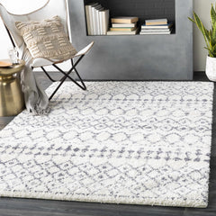 White Gray Navassa Rug - Clearance - Ornate Home