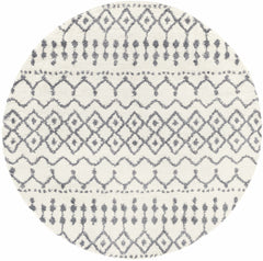White Gray Navassa Rug - Clearance - Ornate Home