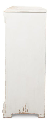 White Swan White Tall Sideboard - Ornate Home