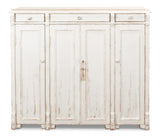 White Swan White Tall Sideboard - Ornate Home