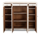 White Swan White Tall Sideboard - Ornate Home
