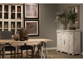 White Swan White Tall Sideboard - Ornate Home