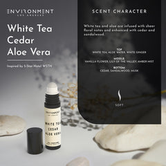 White Tea | Cedar | Aloe Vera Roll-on Oil Perfume (Inspired by Westin Hotel®) - Ornate Home
