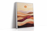Sunset Dunes - Abstract Landscape Canvas Art