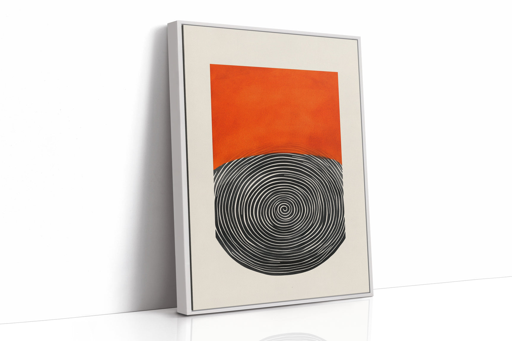 Vortex Sunset - Abstract Geometric Art Print