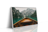 Rustic Mountain Lake Adventure Art Print
