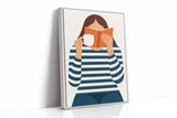 Cozy Moments - Minimalist Reading Artwork
