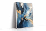 Blue Serenity - Abstract Ocean-Inspired Canvas Art