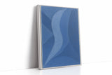 Serene Blue Abstract Art Print