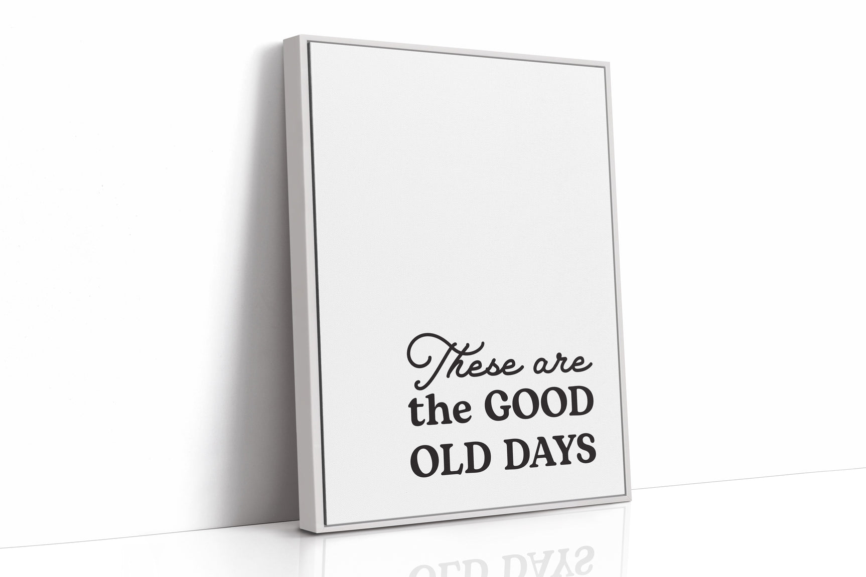 Timeless Nostalgia - Black and White Quote Art