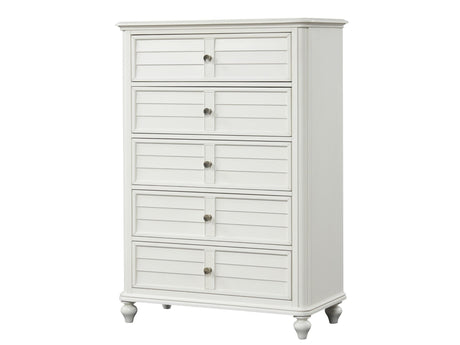 Whitehaven White/Coastal Chest - Ornate Home
