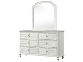 Whitehaven White/Coastal Dresser - Ornate Home