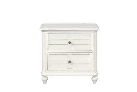 Whitehaven White/Coastal Nightstand - Ornate Home