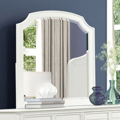Whitehaven White/Coastal Queen 5 Piece Bedroom Set w/2 Nightstands - Ornate Home