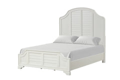 Whitehaven White/Coastal Queen 5 Piece Bedroom Set w/2 Nightstands - Ornate Home
