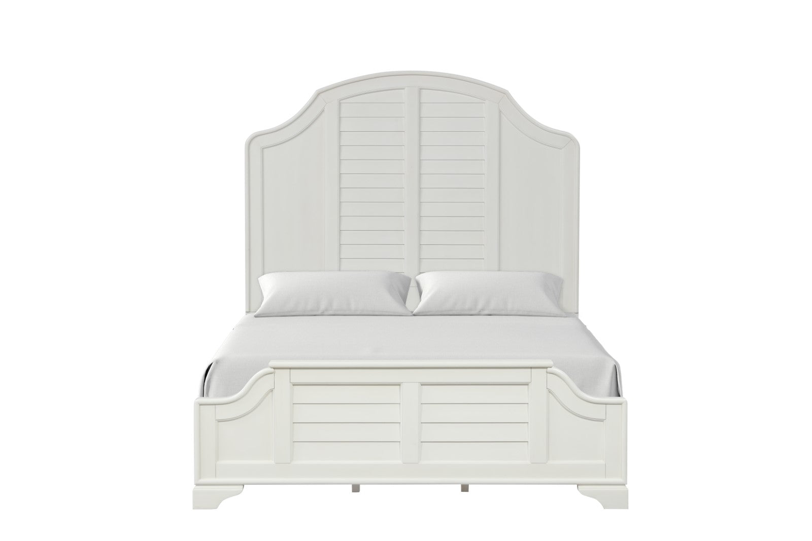 Whitehaven White/Coastal Queen Bed - Ornate Home
